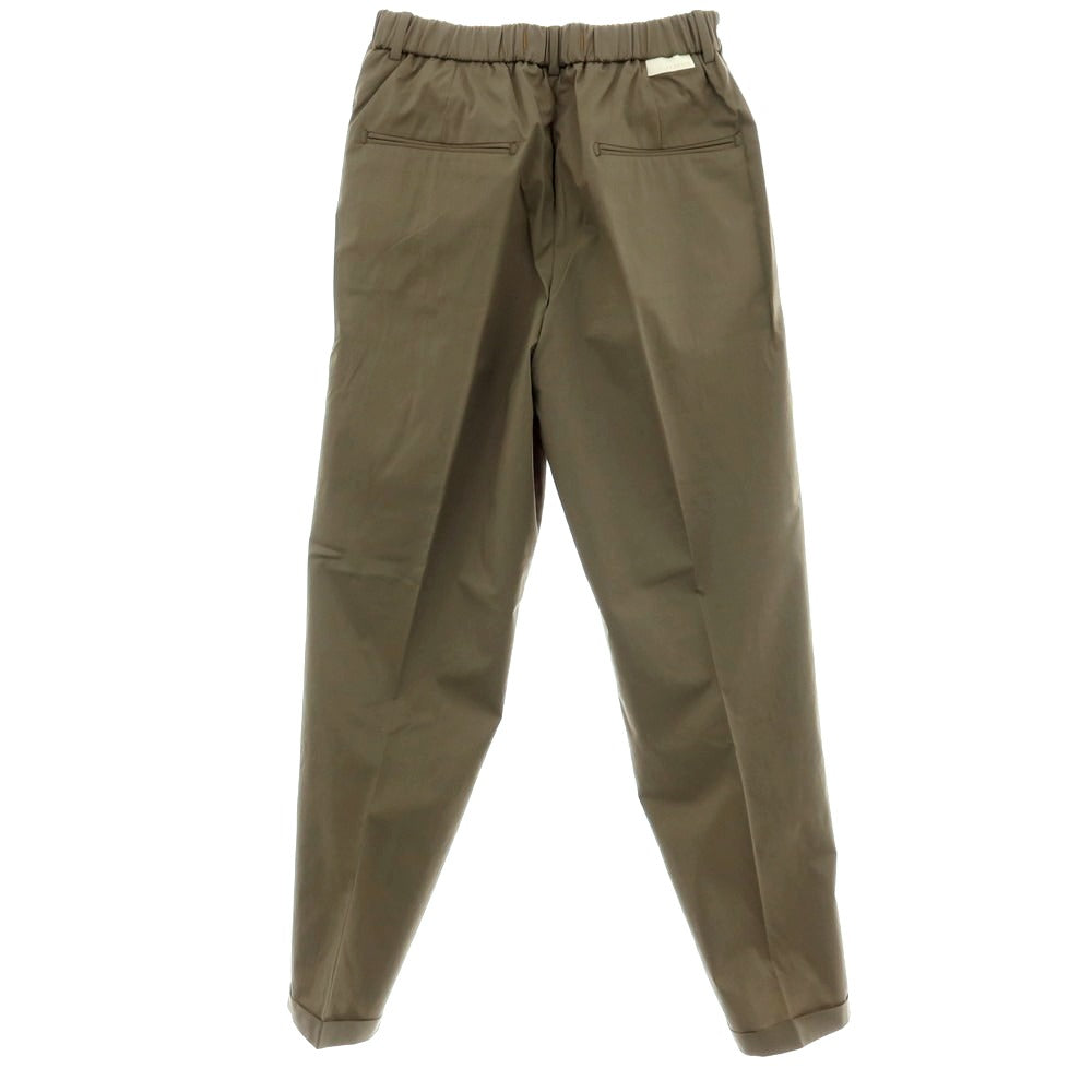 【新品アウトレット】ボネール BONHEUR コットンナイロン イージースラックスパンツ オリーブ【サイズ29】【 状態ランクN- 】【 メンズ 】
