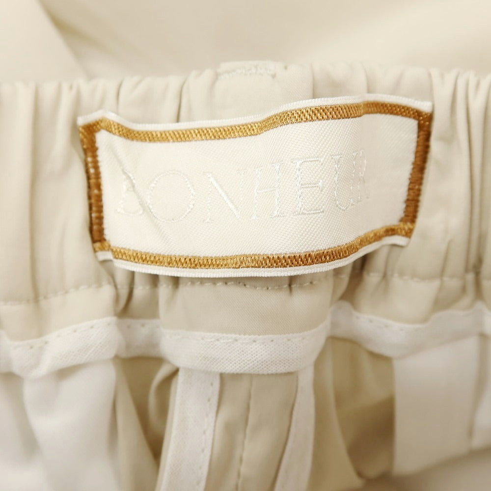【新品】ボネール BONHEUR コットンナイロン イージースラックスパンツ ライトベージュ【サイズ28】【 状態ランクN 】【 メンズ 】