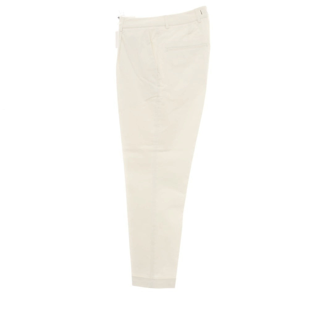 【新品】ボネール BONHEUR ストレッチコットン カジュアルスラックスパンツ アイボリー【サイズ30】【 状態ランクN 】【 メンズ 】