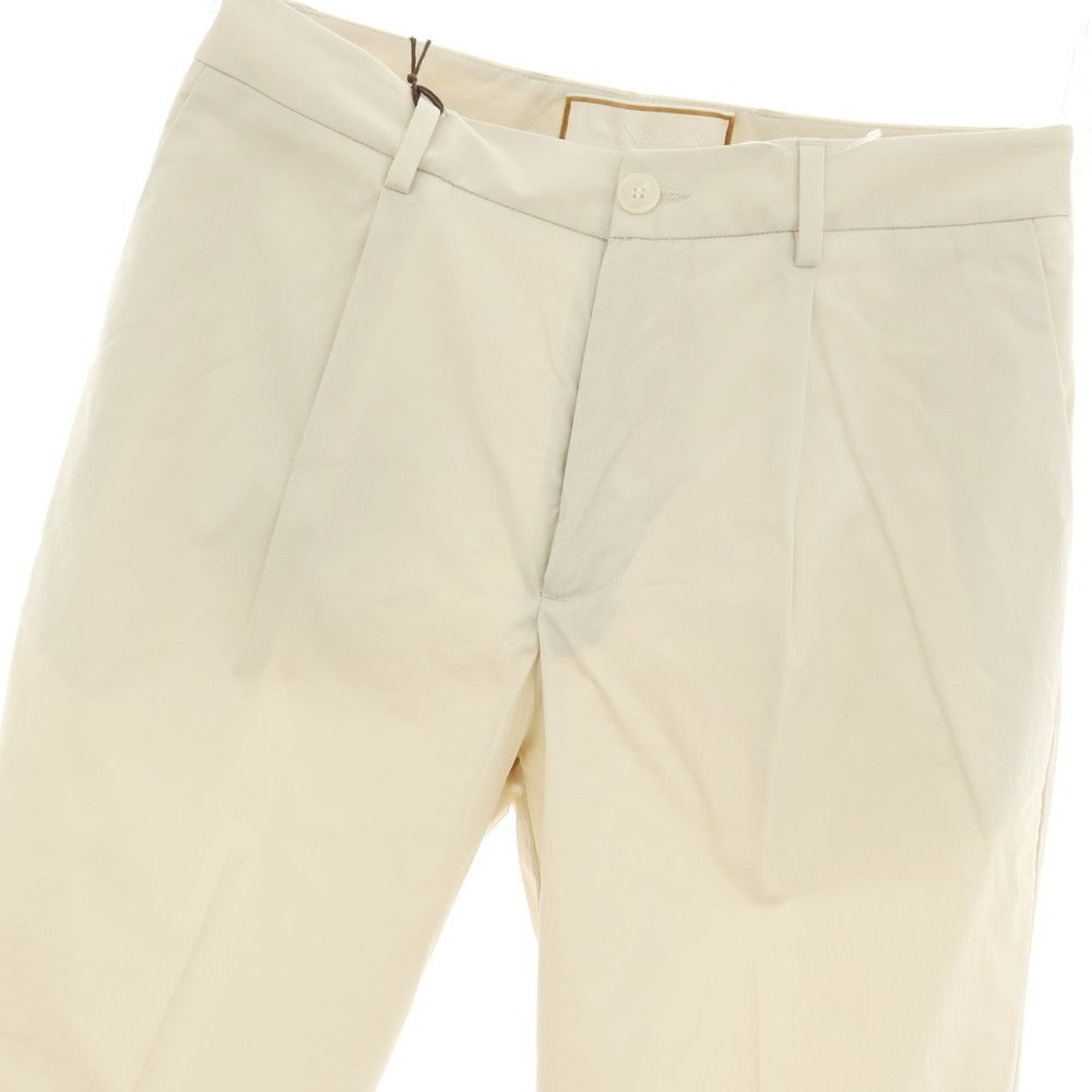 【新品】ボネール BONHEUR PECHINO ストレッチ コットンナイロン カジュアルスラックスパンツ ライトベージュ【サイズ29】【 状態ランクN 】【 メンズ 】