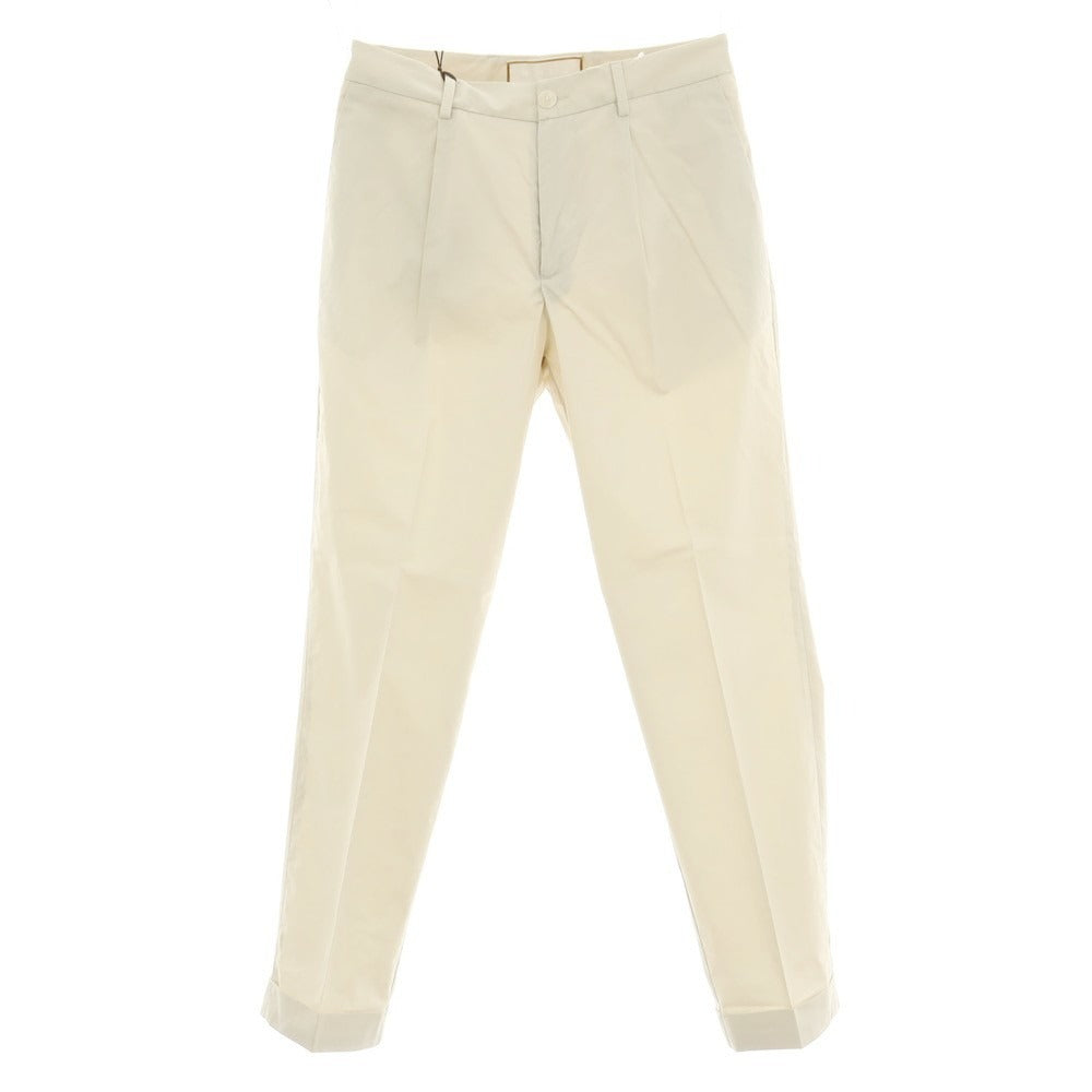 【新品】ボネール BONHEUR PECHINO ストレッチ コットンナイロン カジュアルスラックスパンツ ライトベージュ【サイズ30】【 状態ランクN 】【 メンズ 】