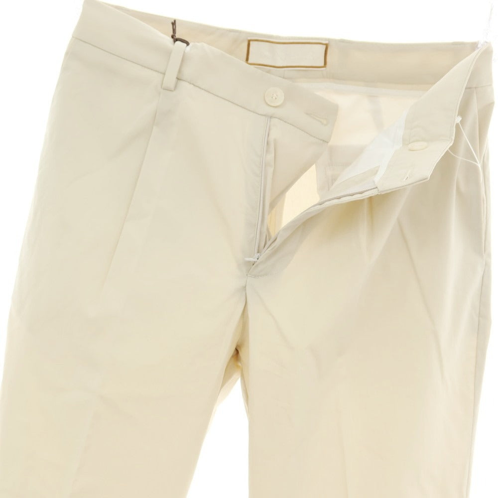 【新品】ボネール BONHEUR PECHINO ストレッチ コットンナイロン カジュアルスラックスパンツ ライトベージュ【サイズ30】【 状態ランクN 】【 メンズ 】