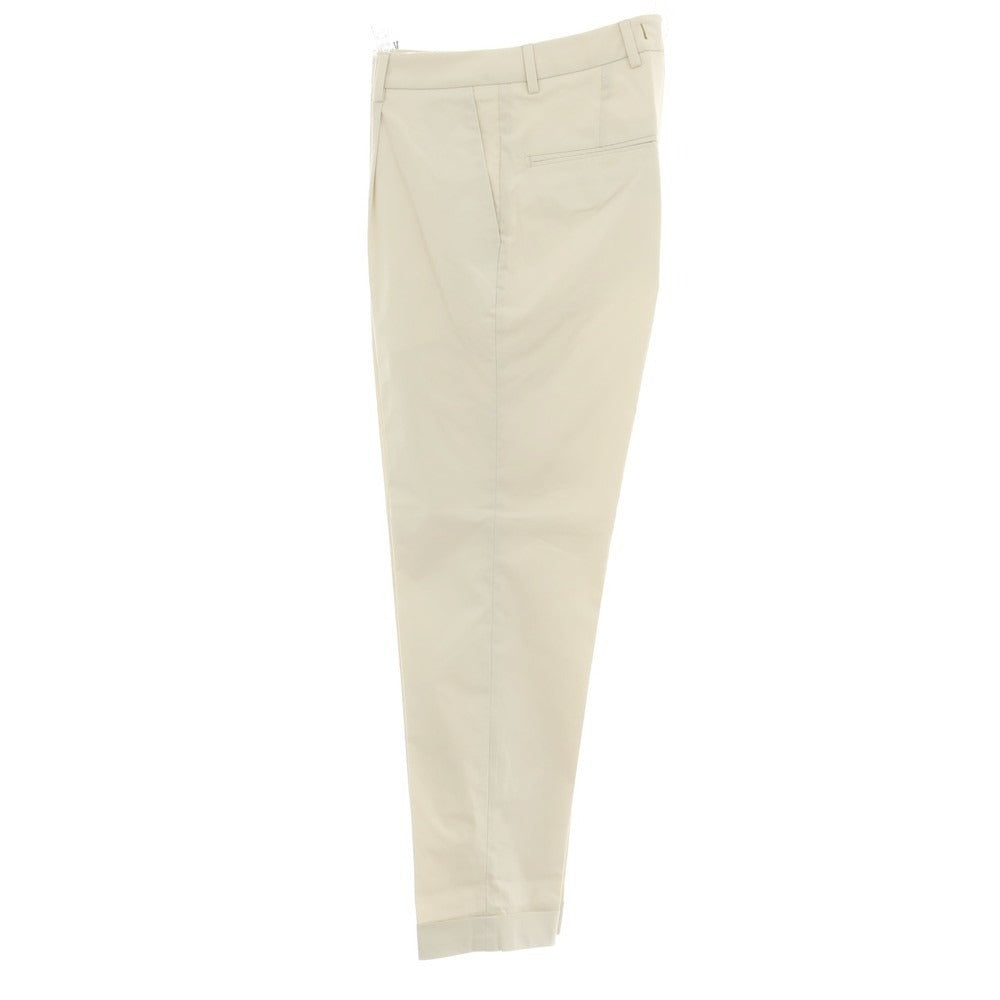 【新品】ボネール BONHEUR PECHINO ストレッチ コットンナイロン カジュアルスラックスパンツ ライトベージュ【サイズ30】【 状態ランクN 】【 メンズ 】