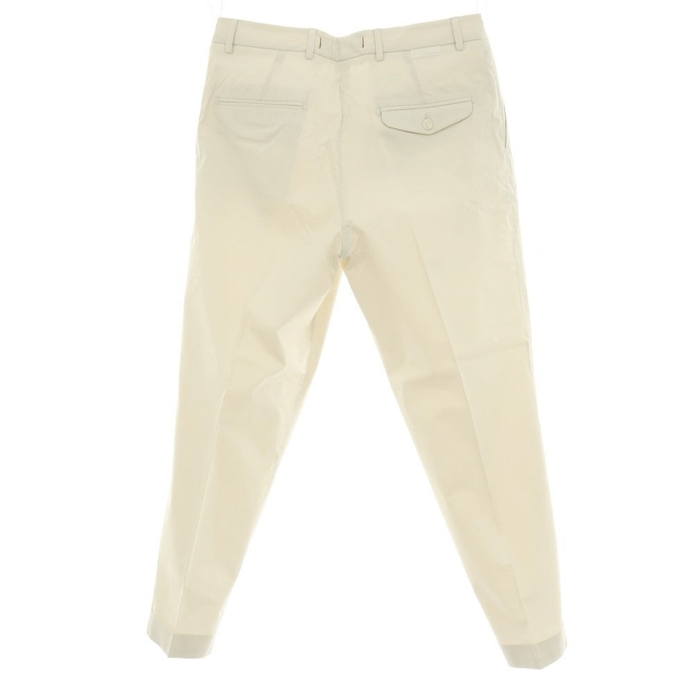 【新品】ボネール BONHEUR PECHINO ストレッチ コットンナイロン カジュアルスラックスパンツ ライトベージュ【サイズ35】【 状態ランクN 】【 メンズ 】