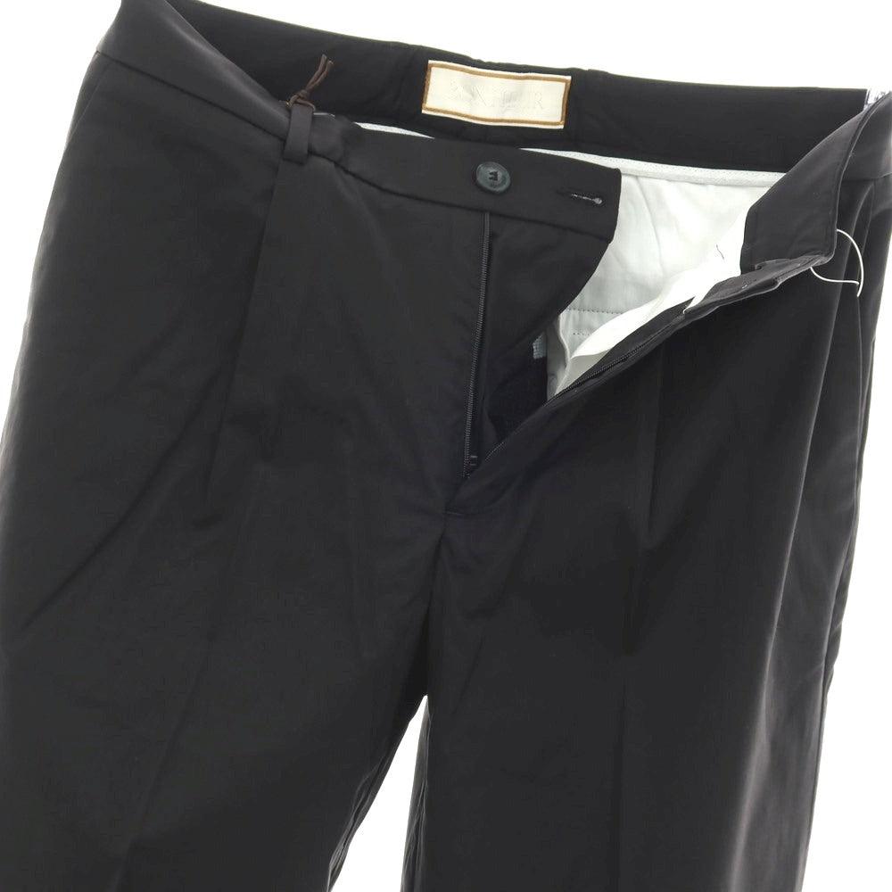 【新品】ボネール BONHEUR PECHINO ストレッチ コットンナイロン カジュアルスラックスパンツ ブラック【サイズ30】【 状態ランクN 】【 メンズ 】