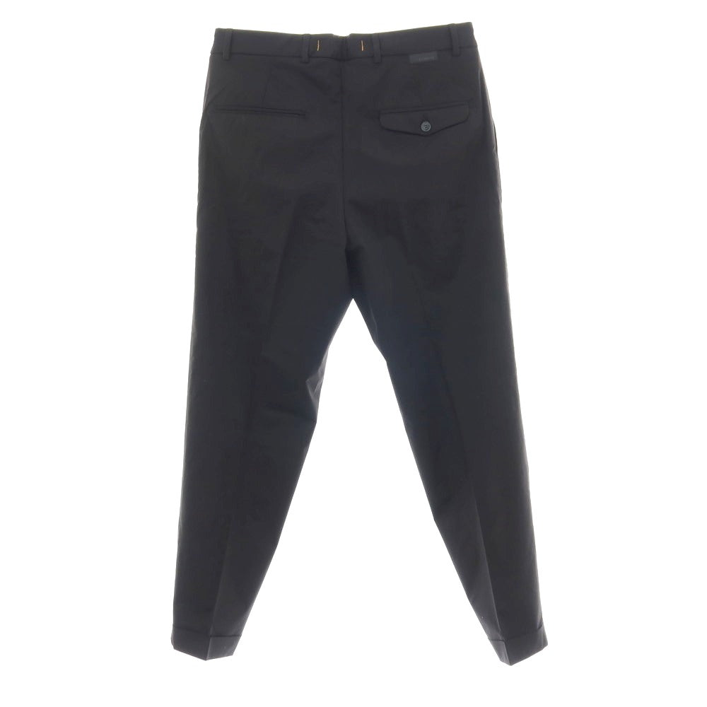 【新品】ボネール BONHEUR PECHINO ストレッチ コットンナイロン カジュアルスラックスパンツ ブラック【サイズ34】【 状態ランクN 】【 メンズ 】