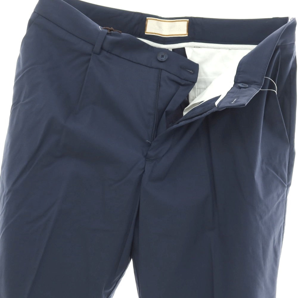 【新品アウトレット】ボネール BONHEUR PECHINO ストレッチ コットンナイロン カジュアルスラックスパンツ ネイビー【サイズ34】【 状態ランクN- 】【 メンズ 】