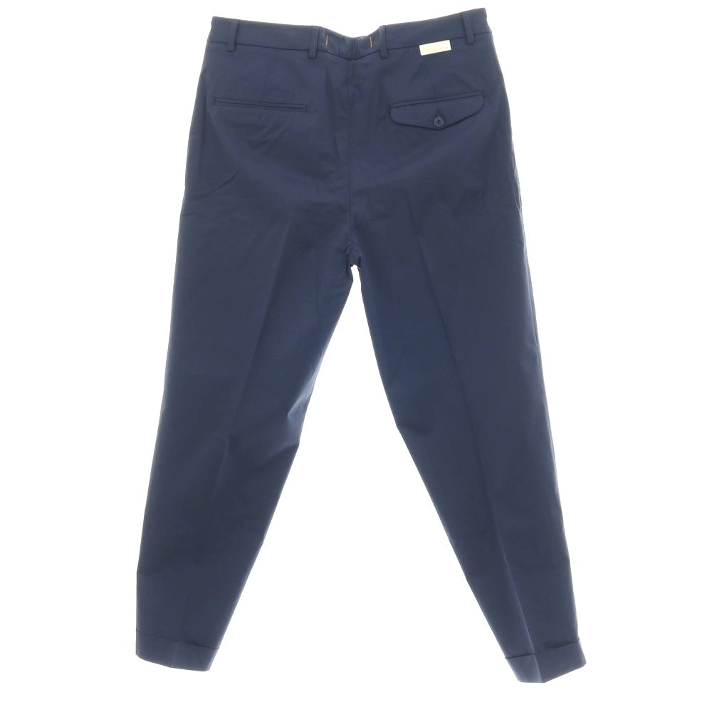 【新品アウトレット】ボネール BONHEUR PECHINO ストレッチ コットンナイロン カジュアルスラックスパンツ ネイビー【サイズ36】【 状態ランクN- 】【 メンズ 】