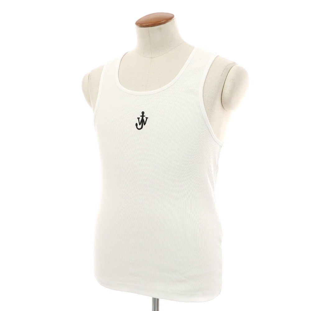 【新品】ジェイダブリューアンダーソン J.W.Anderson. ストレッチ コットン リブ タンクトップ ホワイト【サイズM】【 状態ランクN 】【 メンズ 】