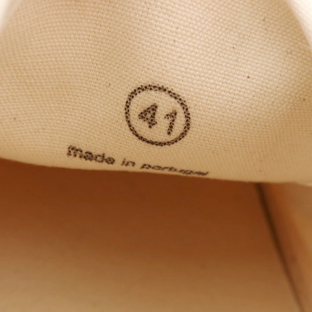 【新品】アミ ami キャンバス スニーカー オフホワイト【サイズ41】【 状態ランクN 】【 メンズ 】