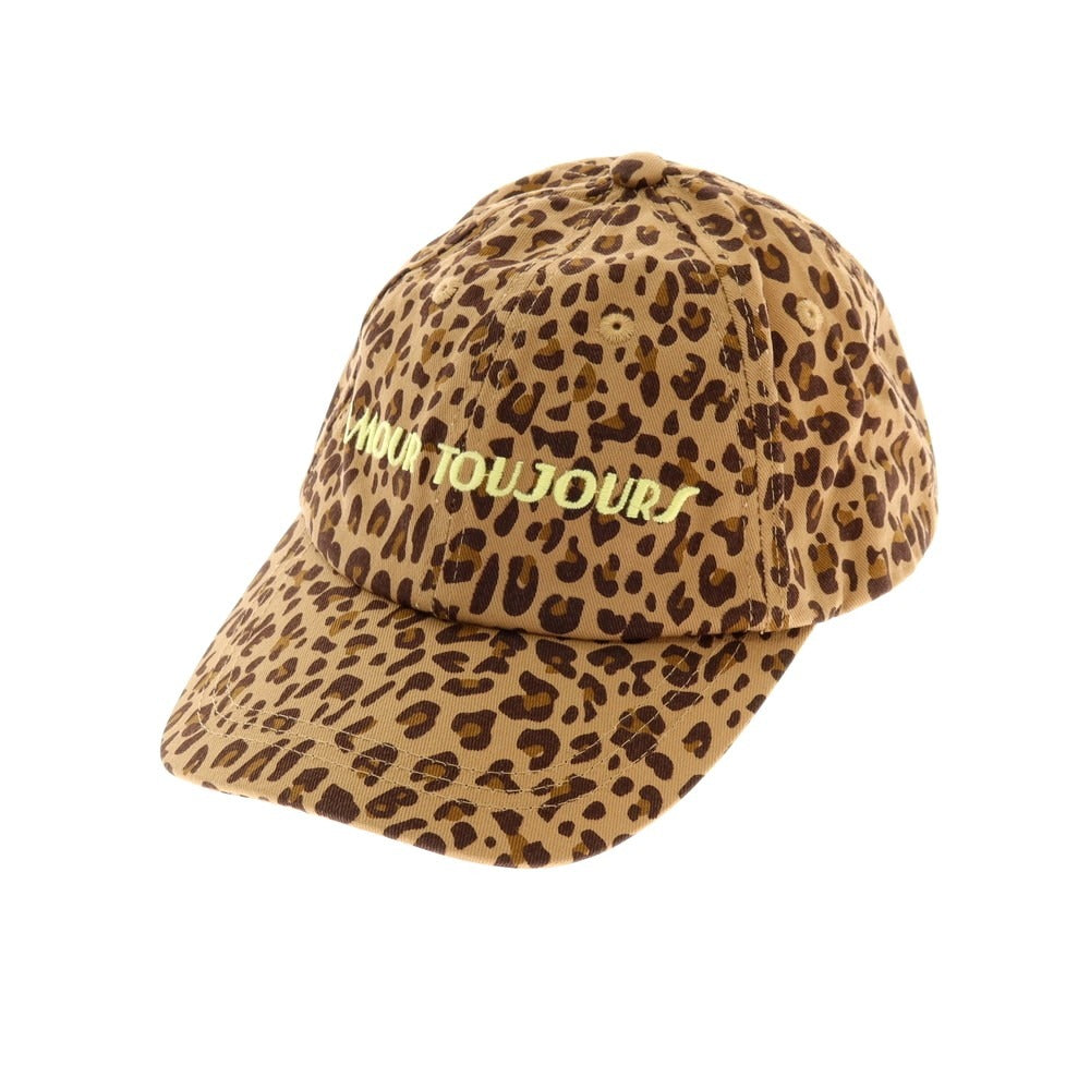 【新品】メゾンラビッシュ Maison Labiche レオパード柄 BBキャップ ベージュxブラウン【 FREE 】【 状態ランクN 】【 ユニセックス 】