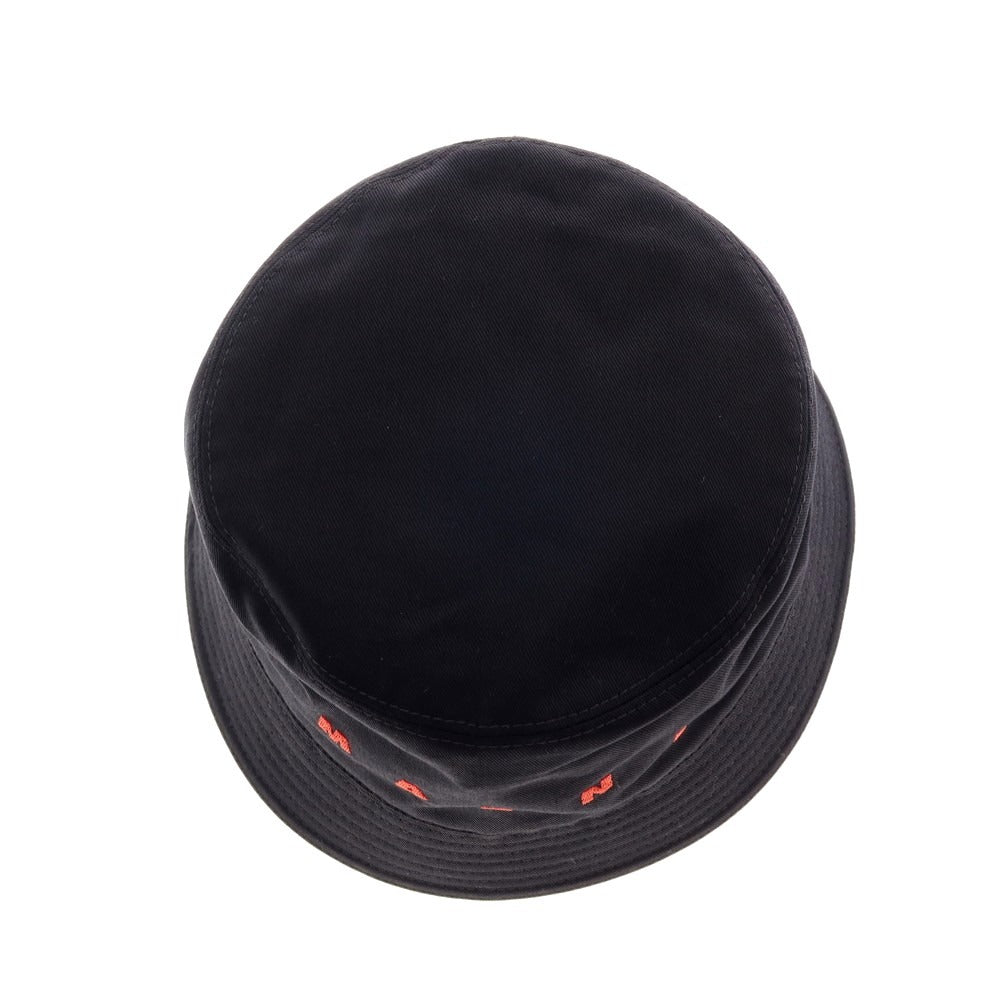 【新品】マルニ MARNI ツイルコットン ロゴ バケットハット ブラック【 L 】【 状態ランクN 】【 ユニセックス 】