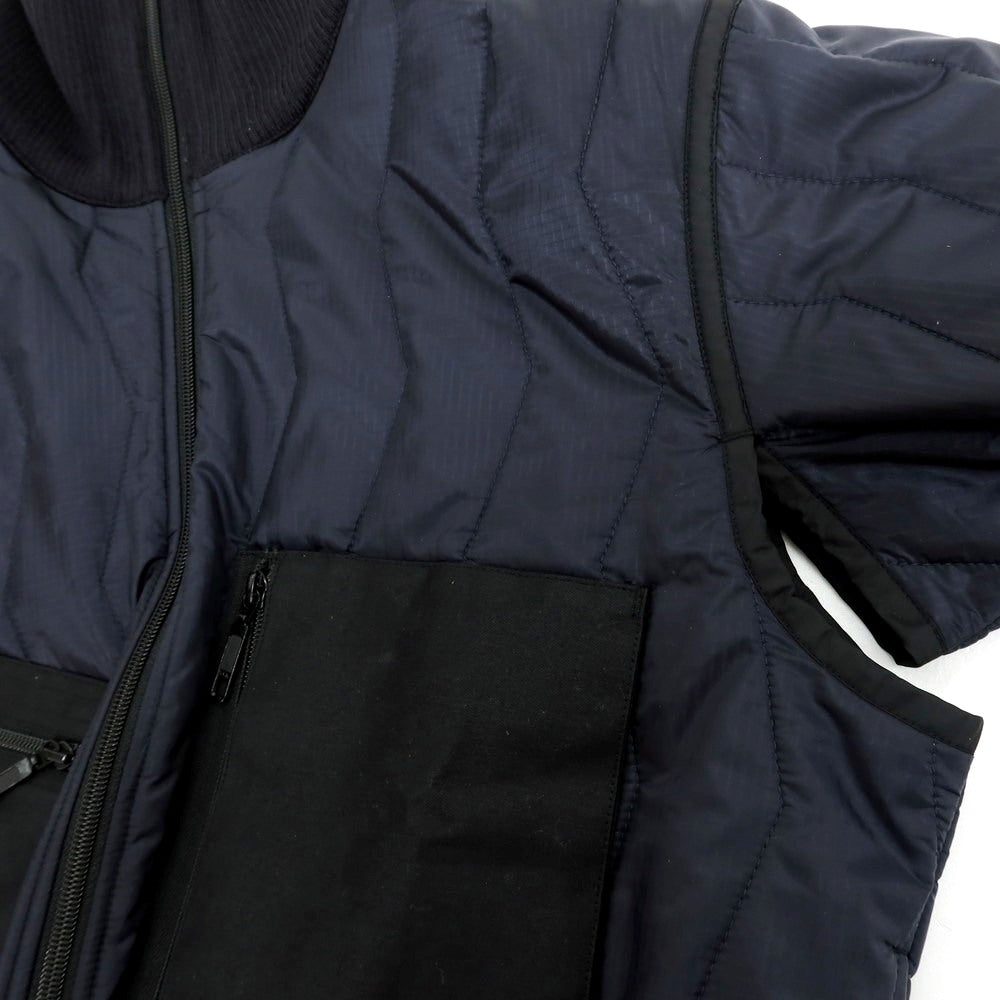 【中古】リパーパス RE-PURPOSE 2025年秋冬 ナイロン 中綿入り キルティングブルゾン ネイビー【 L 】【 状態ランクB 】【 メンズ 】