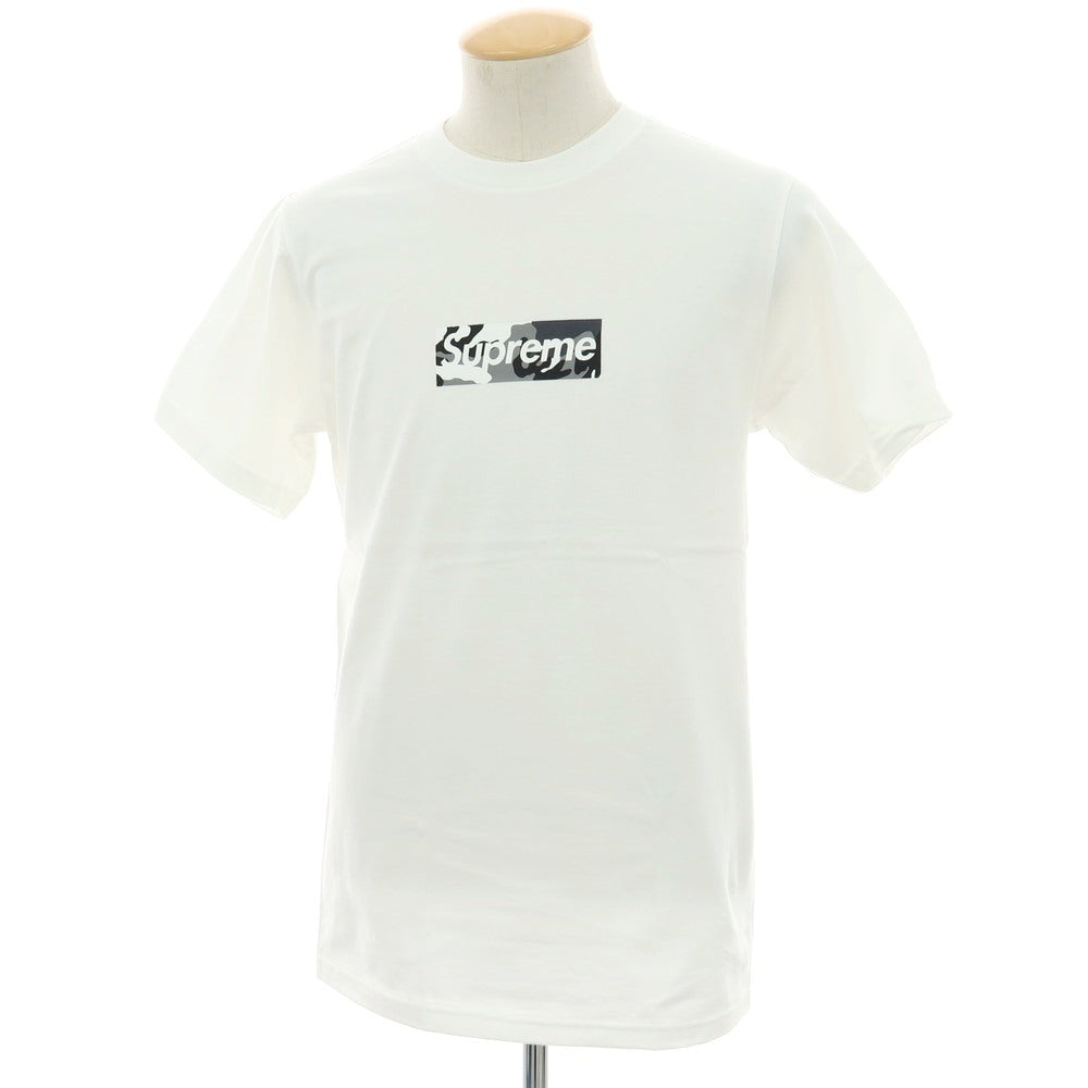 【中古】【未使用】シュプリーム Supreme 2025年春夏 Miami Box Logo Tee コットン 半袖Tシャツ ホワイト【 S 】【 状態ランクS 】【 メンズ 】