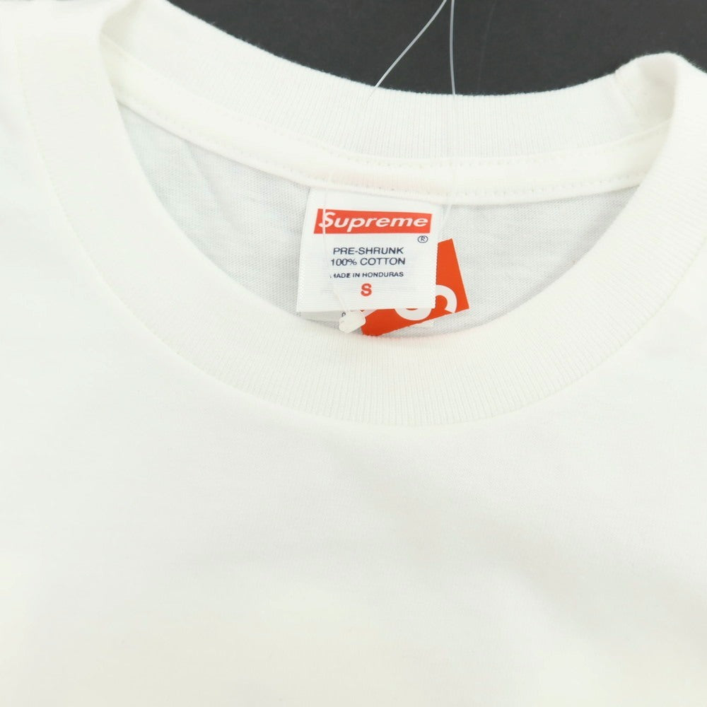 【中古】【未使用】シュプリーム Supreme 2025年春夏 Miami Box Logo Tee コットン 半袖Tシャツ ホワイト【 S 】【 状態ランクS 】【 メンズ 】