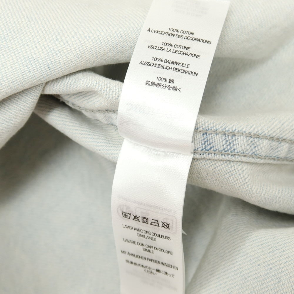【中古】シュプリーム Supreme 2025年秋冬 Small Box Denim Shirt ボタンダウン カジュアルシャツ アイスブルー【 L 】【 状態ランクA 】【 メンズ 】