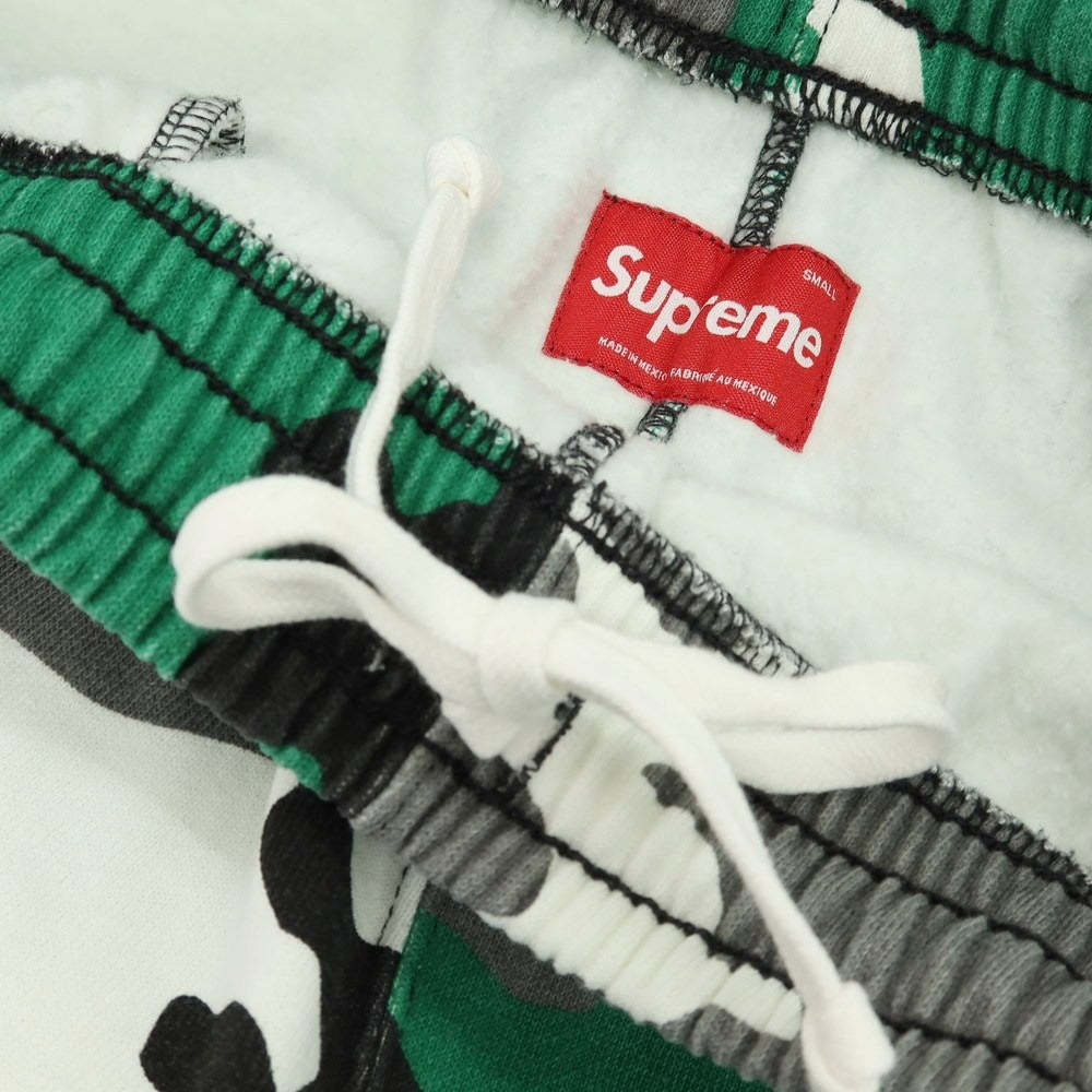 【中古】シュプリーム Supreme 2025年秋冬 Small Box Sweatpant カモフラージュ柄 スウェットパンツ グリーンxグレー【 S 】【 状態ランクB 】【 メンズ 】