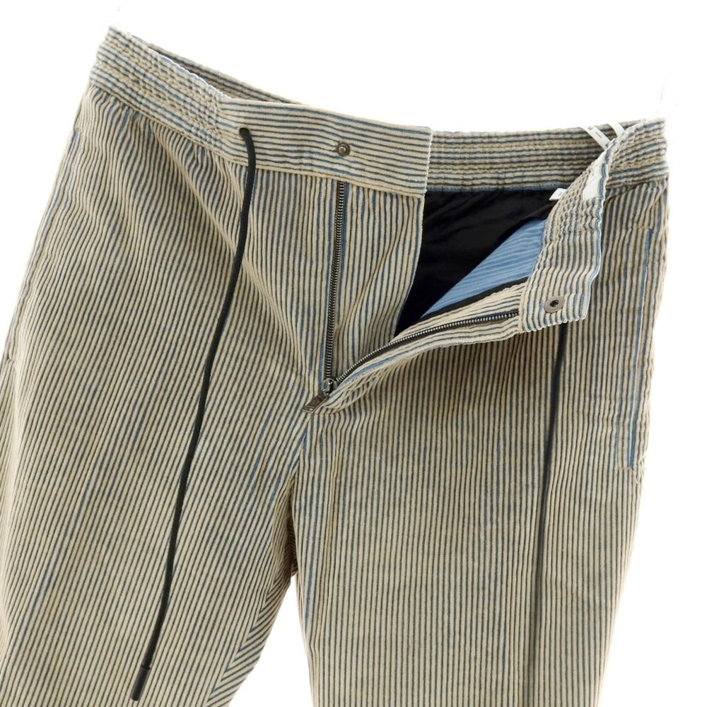 【中古】ピーティートリノ PT TORINO コーデュロイパンツ ベージュxブルー【 48 】【 状態ランクB 】【 メンズ 】