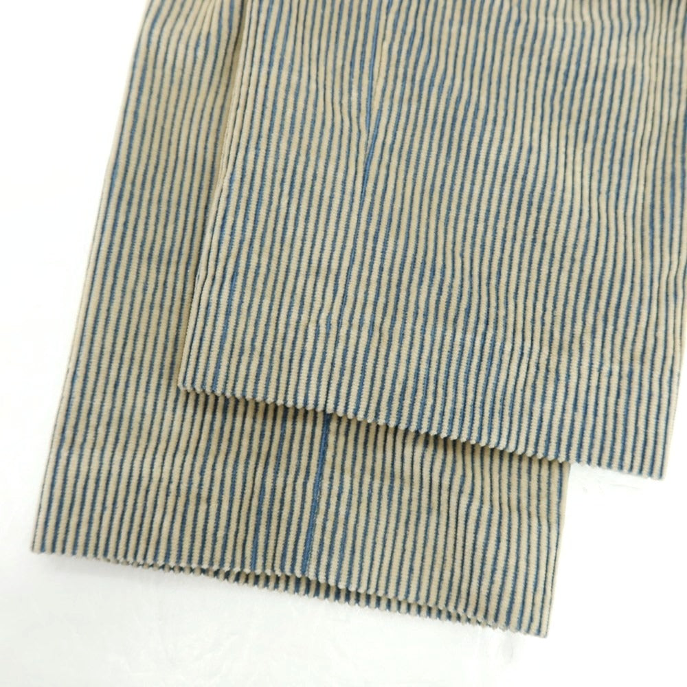 【中古】ピーティートリノ PT TORINO コーデュロイパンツ ベージュxブルー【 48 】【 状態ランクB 】【 メンズ 】