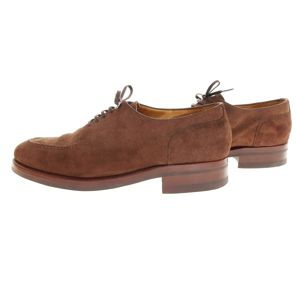 【中古】エンツォ ボナフェ Enzo Bonafe skoaktiebolaget別注 スエード Uチップ ドレスシューズ ブラウン【 7 】【 状態ランクB 】【 メンズ 】