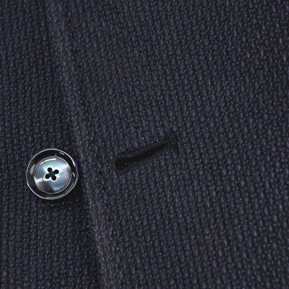 【中古】タリアトーレ TAGLIATORE Brilla per il gusto別注 リネンコットン ダブル6B テーラードジャケット ネイビー【サイズ48】【 状態ランクD 】【 メンズ 】