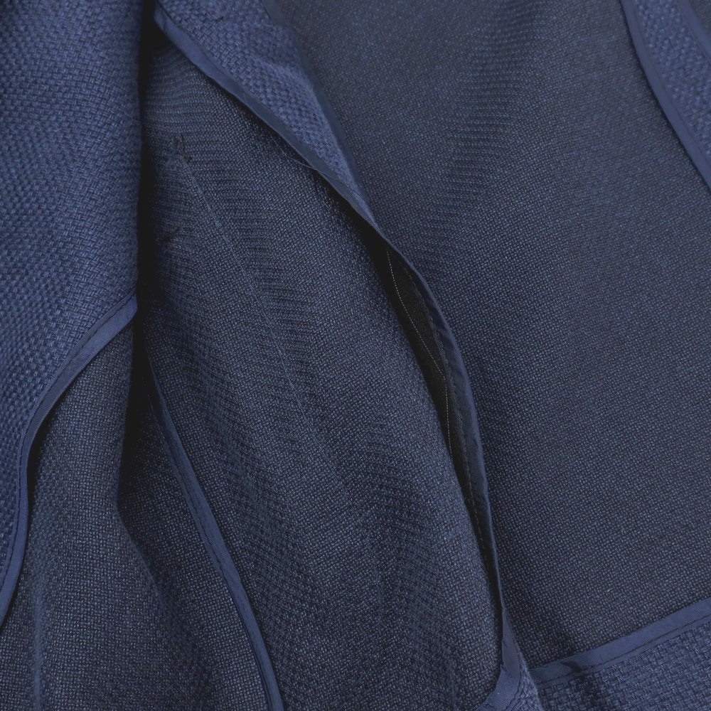 【中古】タリアトーレ TAGLIATORE リネンシルク ダブル6B テーラードジャケット ライトネイビー【サイズ48】【 状態ランクD 】【 メンズ 】