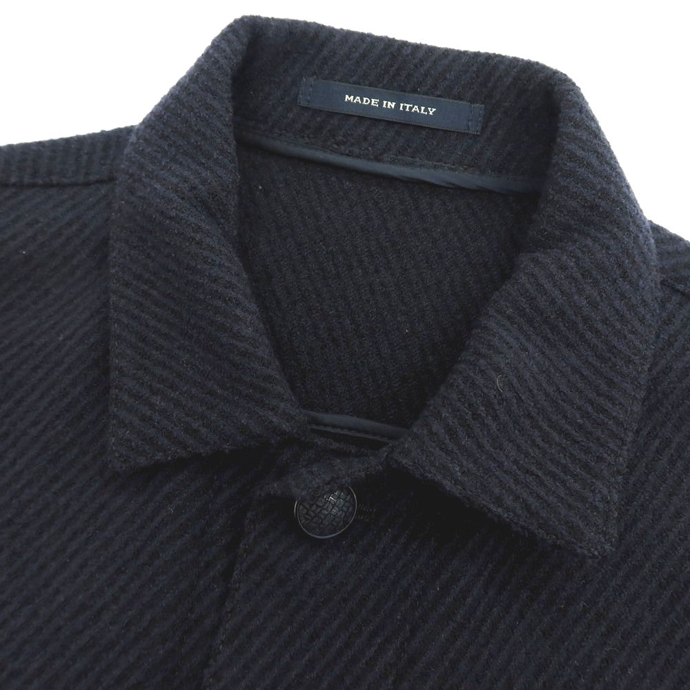 【中古】タリアトーレ TAGLIATORE TAKU ウールポリエステル ショートブルゾン ネイビー【 48 】【 状態ランクB 】【 メンズ 】