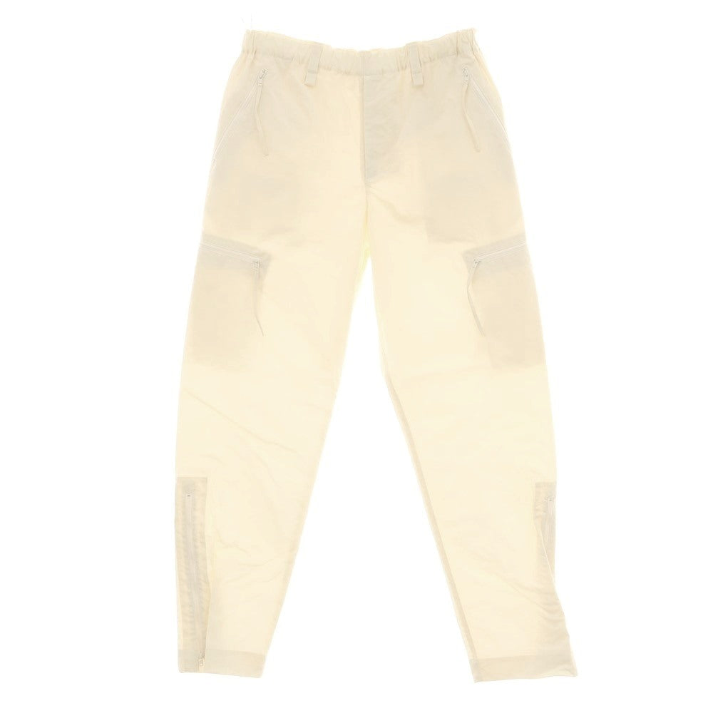 【中古】オム プリッセ イッセイミヤケ HOMME PLISSE ISSEY MIYAKE 2025年秋冬 ナイロン系 ストレートレッグ イージーパンツ オフホワイト【 表記なし(L位) 】【 状態ランクA 】【 メンズ 】