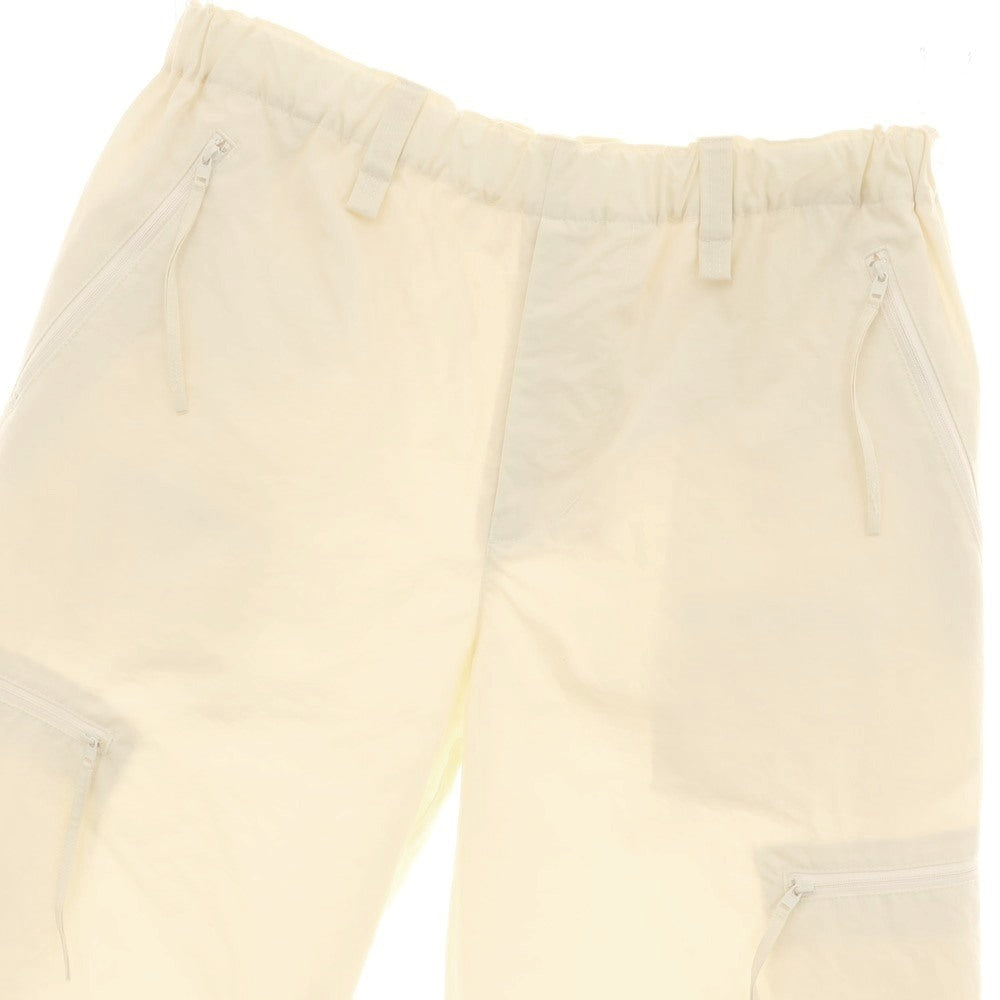 【中古】オム プリッセ イッセイミヤケ HOMME PLISSE ISSEY MIYAKE 2025年秋冬 ナイロン系 ストレートレッグ イージーパンツ オフホワイト【 表記なし(L位) 】【 状態ランクA 】【 メンズ 】