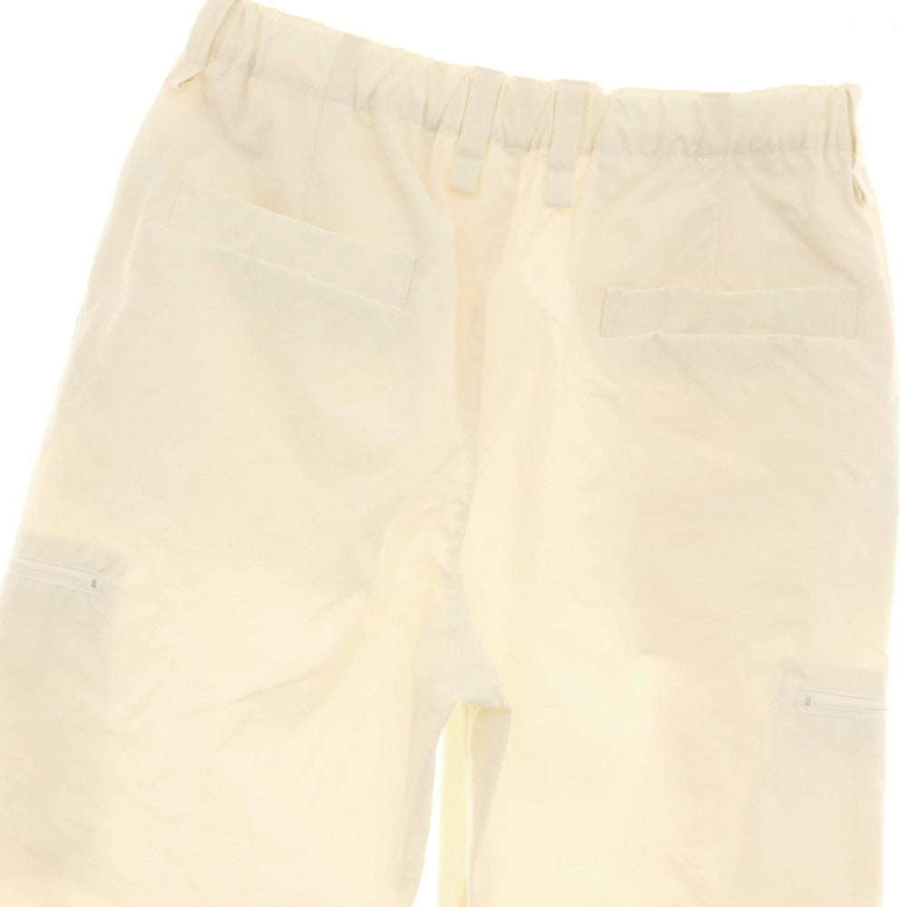【中古】オム プリッセ イッセイミヤケ HOMME PLISSE ISSEY MIYAKE 2025年秋冬 ナイロン系 ストレートレッグ イージーパンツ オフホワイト【 表記なし(L位) 】【 状態ランクA 】【 メンズ 】