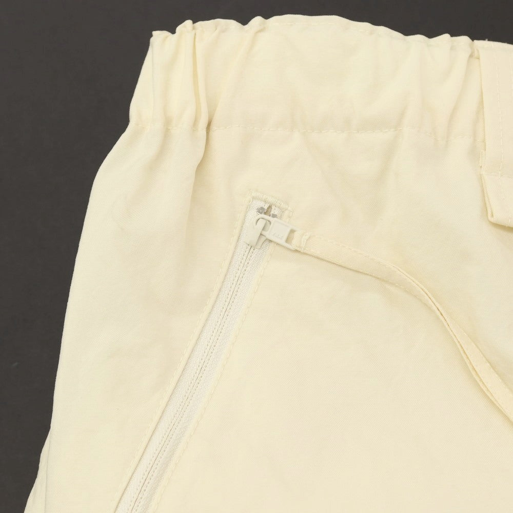 【中古】オム プリッセ イッセイミヤケ HOMME PLISSE ISSEY MIYAKE 2025年秋冬 ナイロン系 ストレートレッグ イージーパンツ オフホワイト【 表記なし(L位) 】【 状態ランクA 】【 メンズ 】