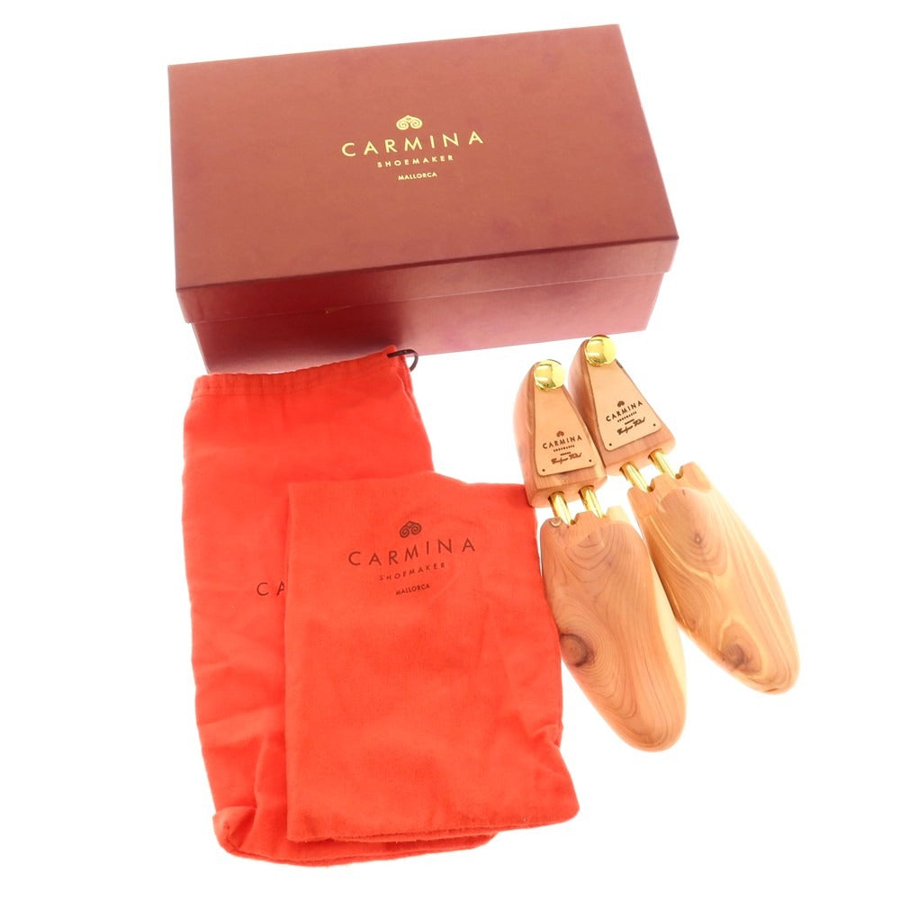 【中古】【未使用】カルミナ CARMINA RAIN シェルコードバン ホールカット ドレスシューズ ライトブラウン【 7 】【 状態ランクS 】【 メンズ 】