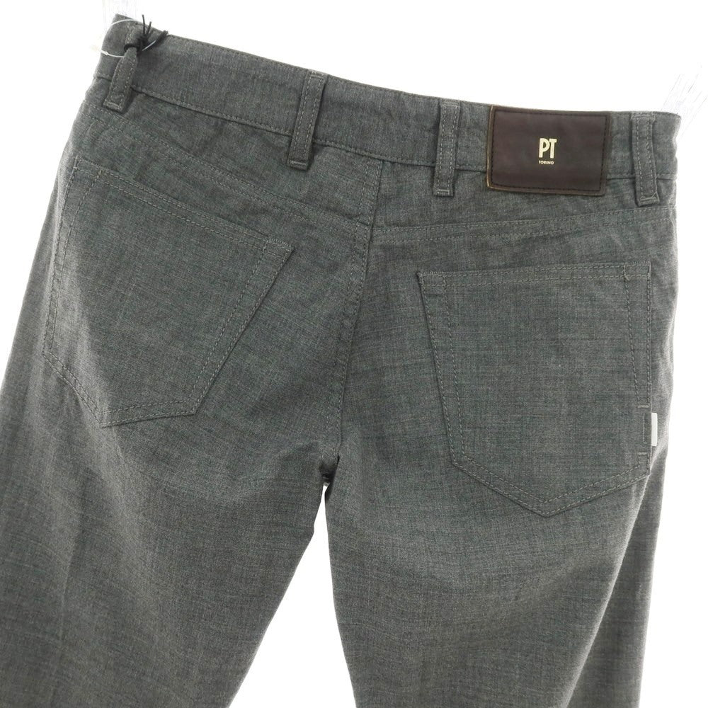 【中古】ピーティートリノ デニム PT TORINO DENIM SWING ストレッチ ウール 5ポケットパンツ グレー【 30 】【 状態ランクB 】【 メンズ 】