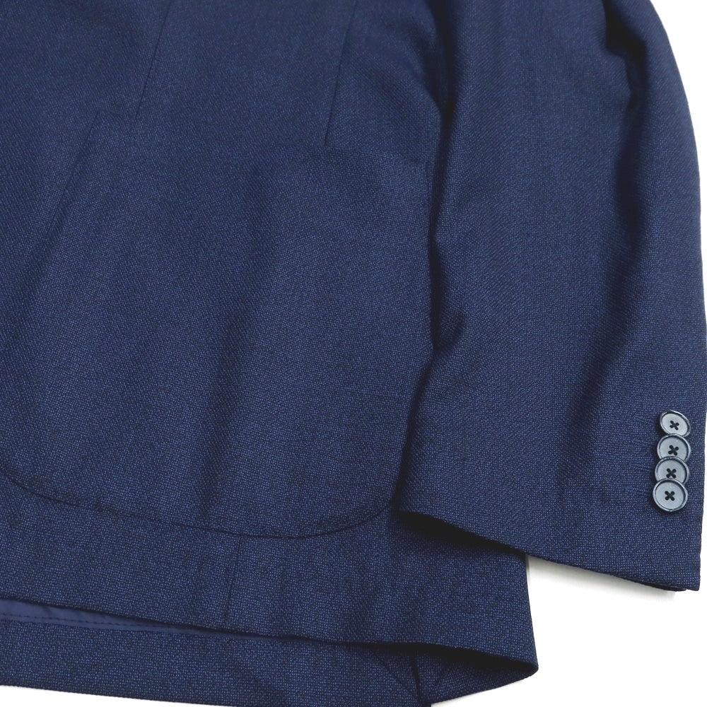 【中古】タリアトーレ TAGLIATORE ストレッチ ウール 2B テーラードジャケット ネイビーブルー【サイズ46】【 状態ランクB 】【 メンズ 】