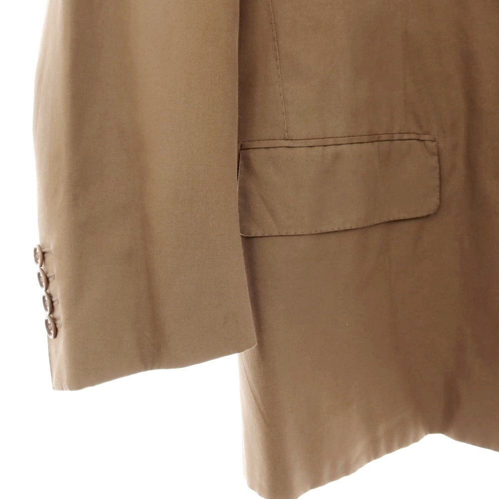【中古】サルトリア サビーノ SARTORIA SABINO コットン ダブルスーツ ブラウン【サイズ表記なし(XL位)】【 状態ランクC 】【 メンズ 】
