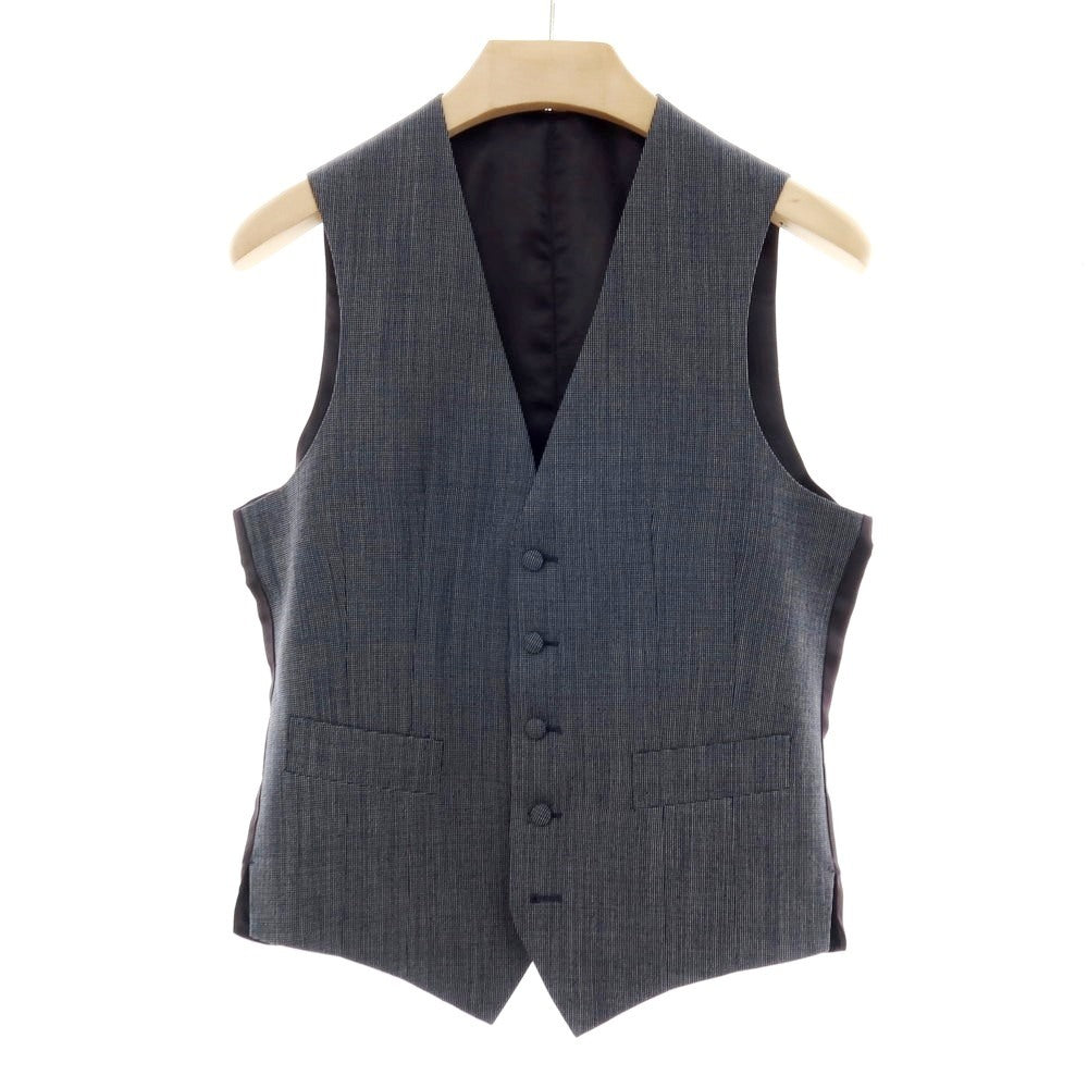 【中古】ソブリン SOVEREIGN スリーピース ウール 2つボタンスーツ ネイビー【 46 】【 状態ランクB 】【 メンズ 】