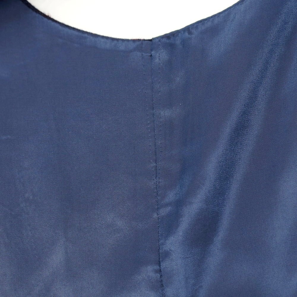 【中古】ユニバーサルランゲージ UNIVERSAL LANGUAGE ウール ストライプ スリーピース 2つボタンスーツ ネイビーxレッド【 JK48/VE44/PT76 】【 状態ランクA 】【 メンズ 】