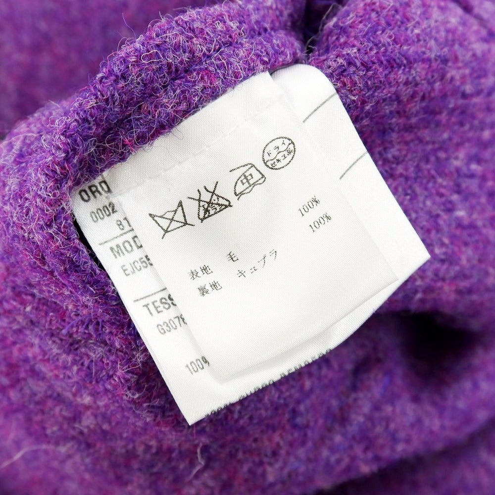 【中古】ジャン フランコ ボメザドリ Gian Franco Bommezzadri ツイードウール カジュアルジャケット パープル【 48 】【 状態ランクA 】【 メンズ 】