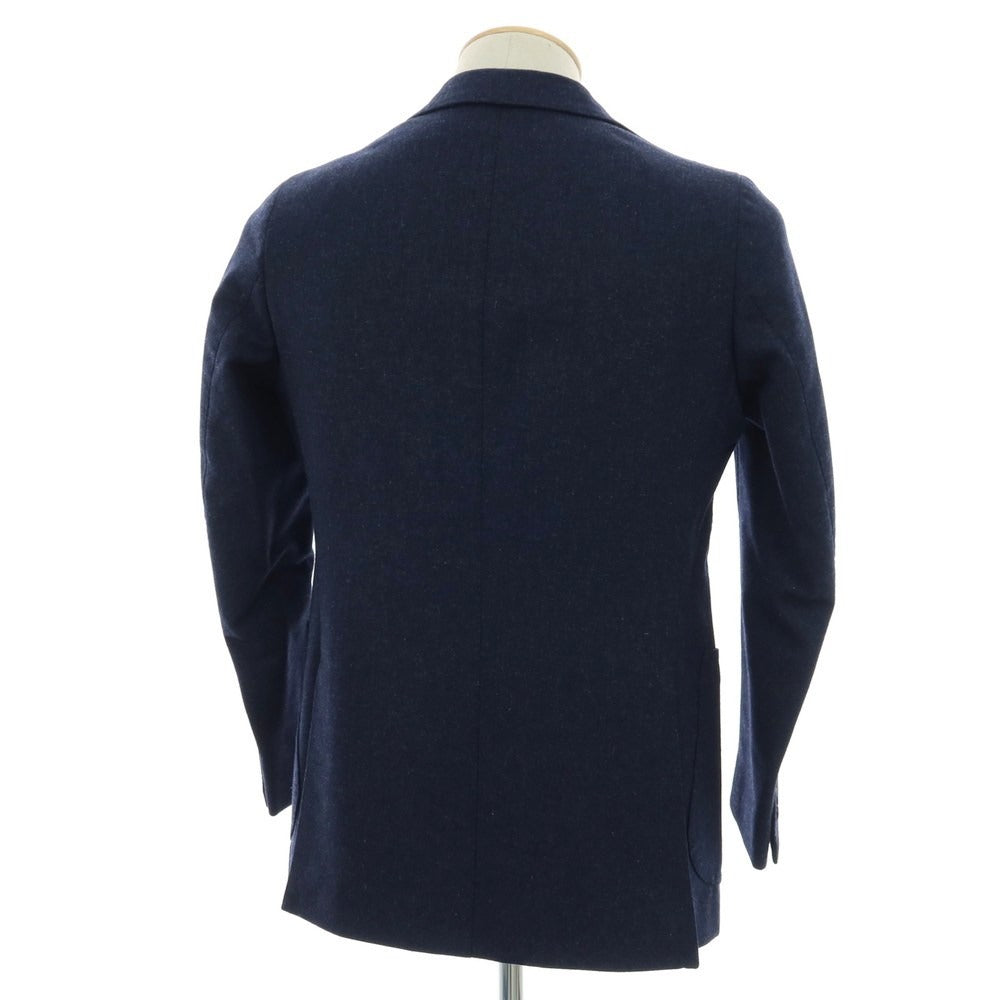 【中古】アルフォンソ シリカ Alfonso Sirica ウール テーラードジャケット ネイビー【 表記なし(S位) 】【 状態ランクB 】【 メンズ 】