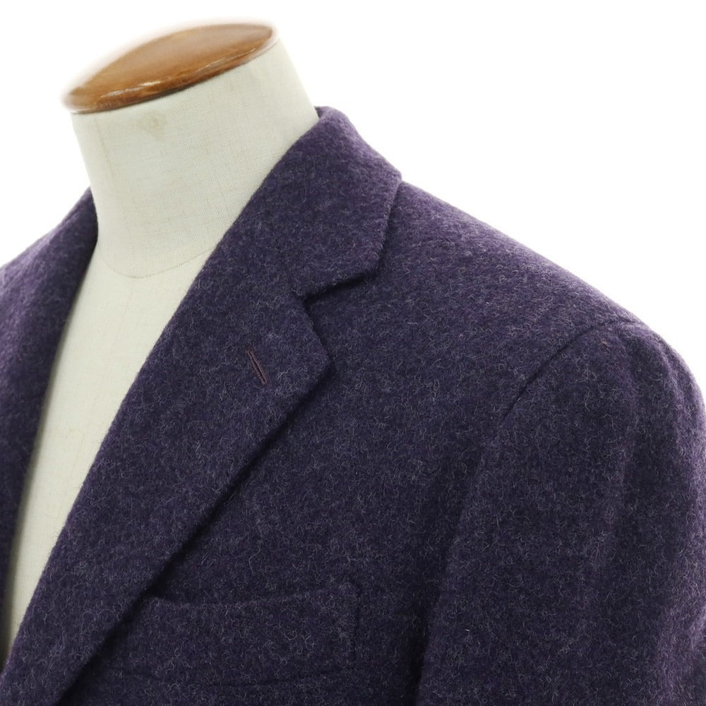【中古】カモシタ camoshita ウール テーラードジャケット ダークパープル【 46 】【 状態ランクB 】【 メンズ 】