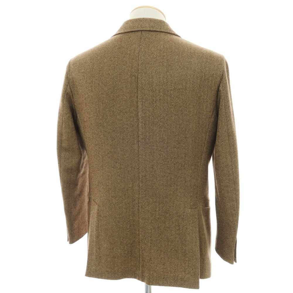 【中古】アカミネ Y.Akamine ウール テーラードジャケット ブラウン系【 44 】【 状態ランクC 】【 メンズ 】