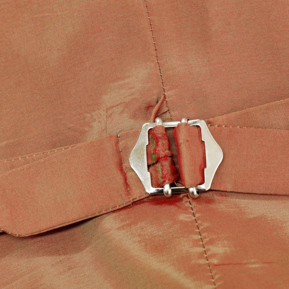 【中古】セイシェルズマインズ seychelles minds ツーピース ウール系 チェック 2B カジュアルジャケット オレンジ【 表記なし(L位) 】【 状態ランクB 】【 メンズ 】