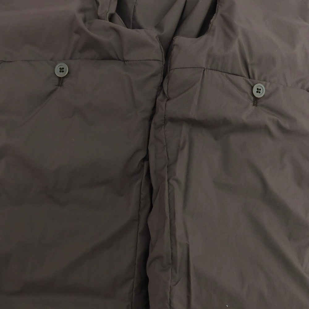 【中古】ヘルノ Herno ナイロンポリウレタン ダウンベスト ジレ ブラウン【 44 】【 状態ランクB 】【 メンズ 】