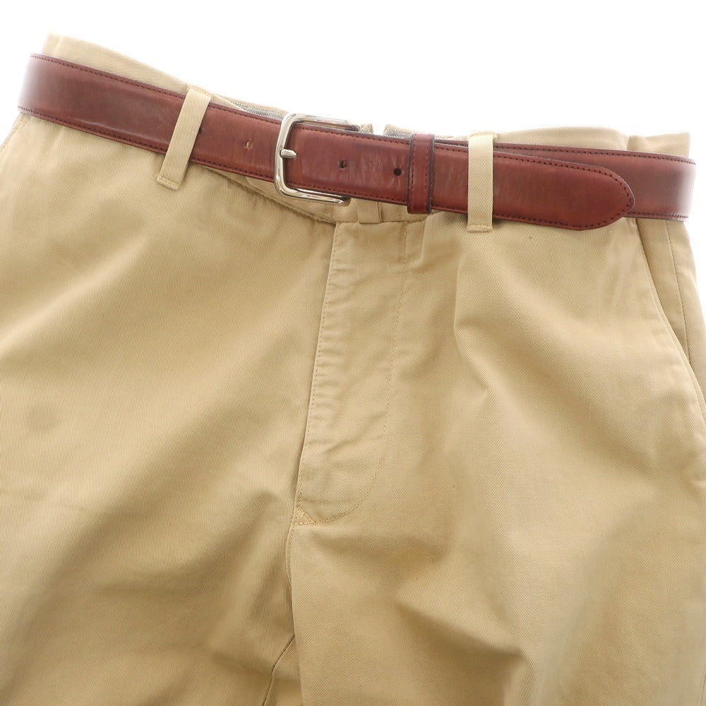 【中古】エドワードグリーン EDWARD GREEN カーフ ベルト バーガンディ【 80 】【 状態ランクC 】【 メンズ 】