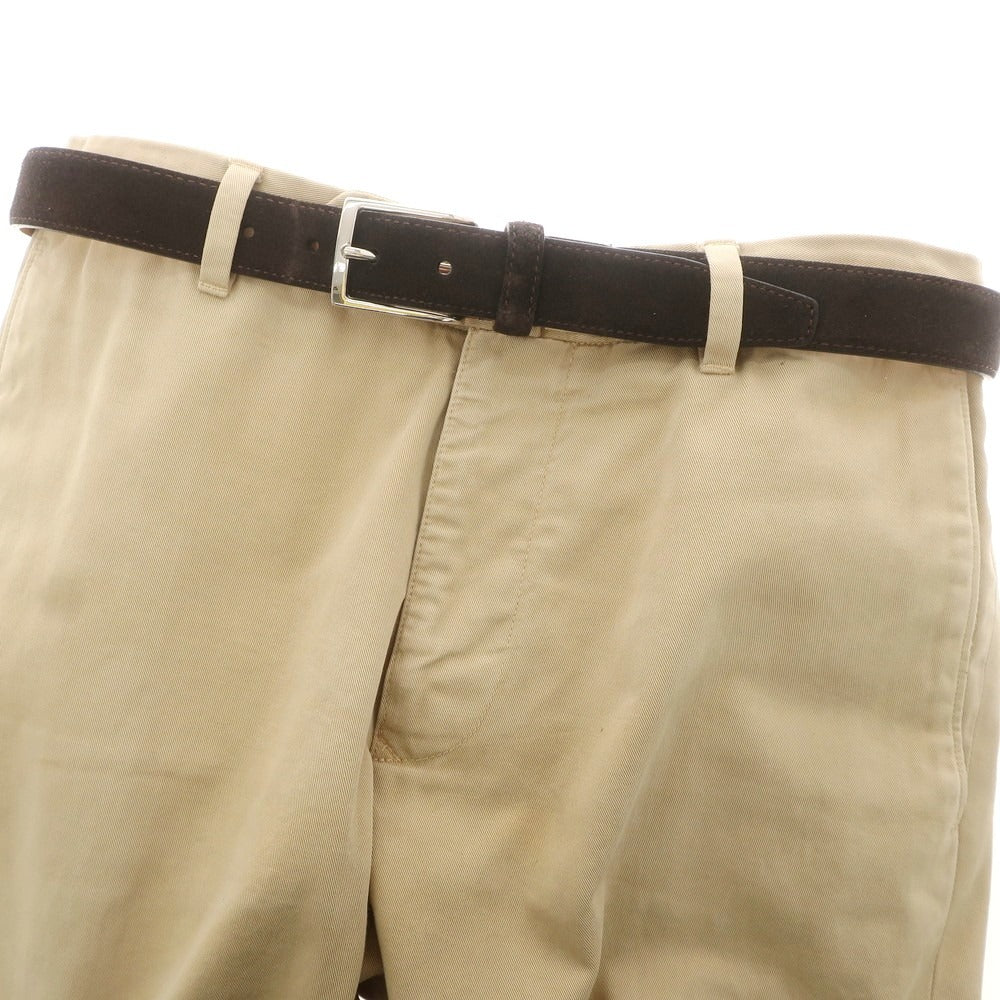 【中古】マッサーノ Massarno スエード ベルト ダークブラウン【 Free 】【 状態ランクB 】【 メンズ 】