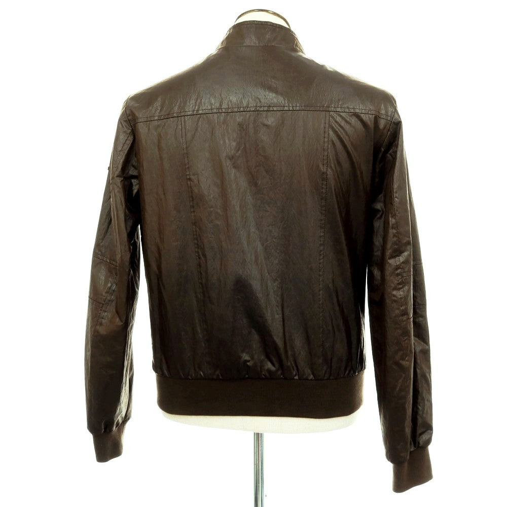 【中古】ムーレー MOORER ポリエステルナイロン ジップアップ スイングトップ オリーブ【サイズL】【 状態ランクC 】【 メンズ 】