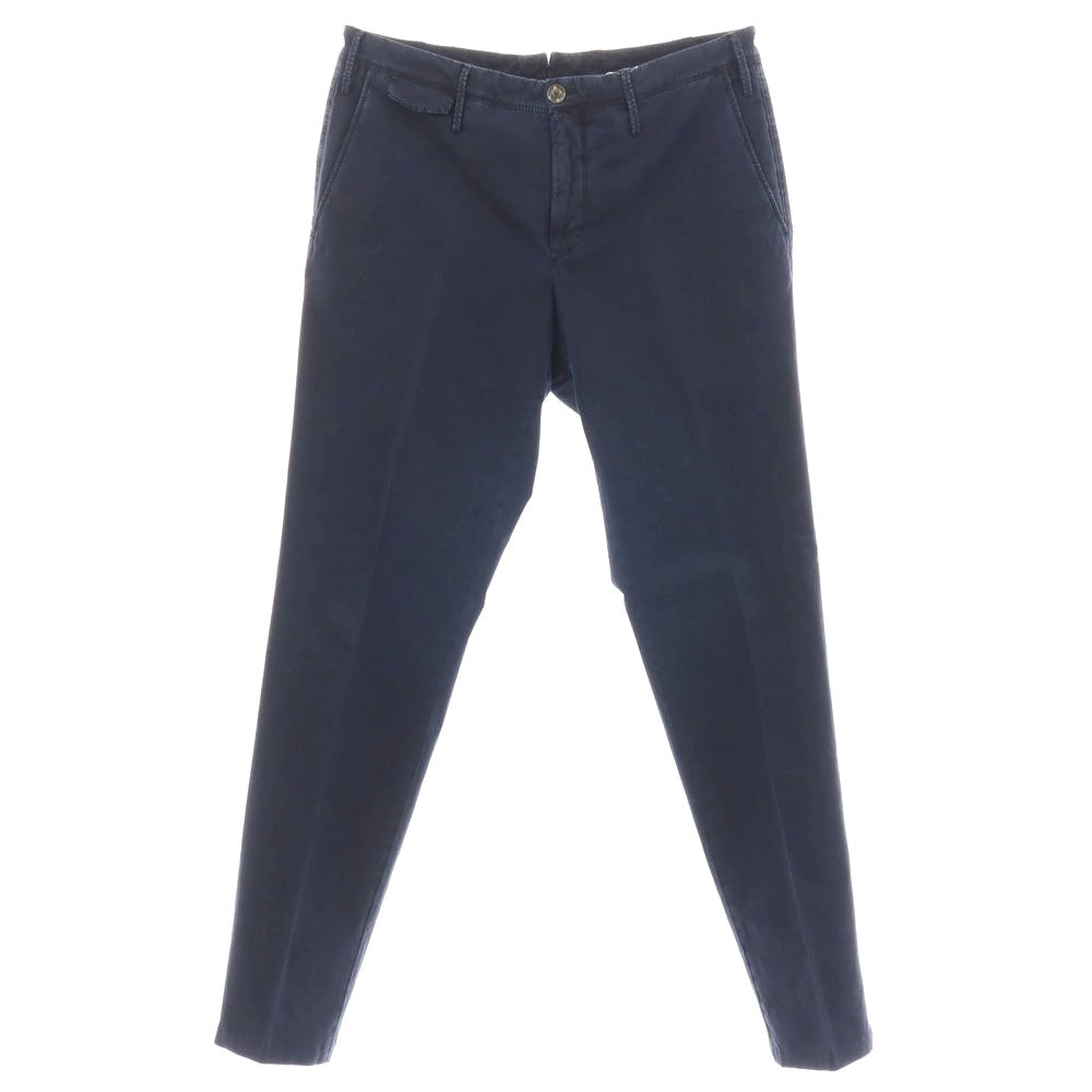 【中古】ピーティートリノ PT TORINO GILLSANS ストレッチ コットン カジュアルスラックスパンツ ネイビー【サイズ34】【 状態ランクB 】【 メンズ 】