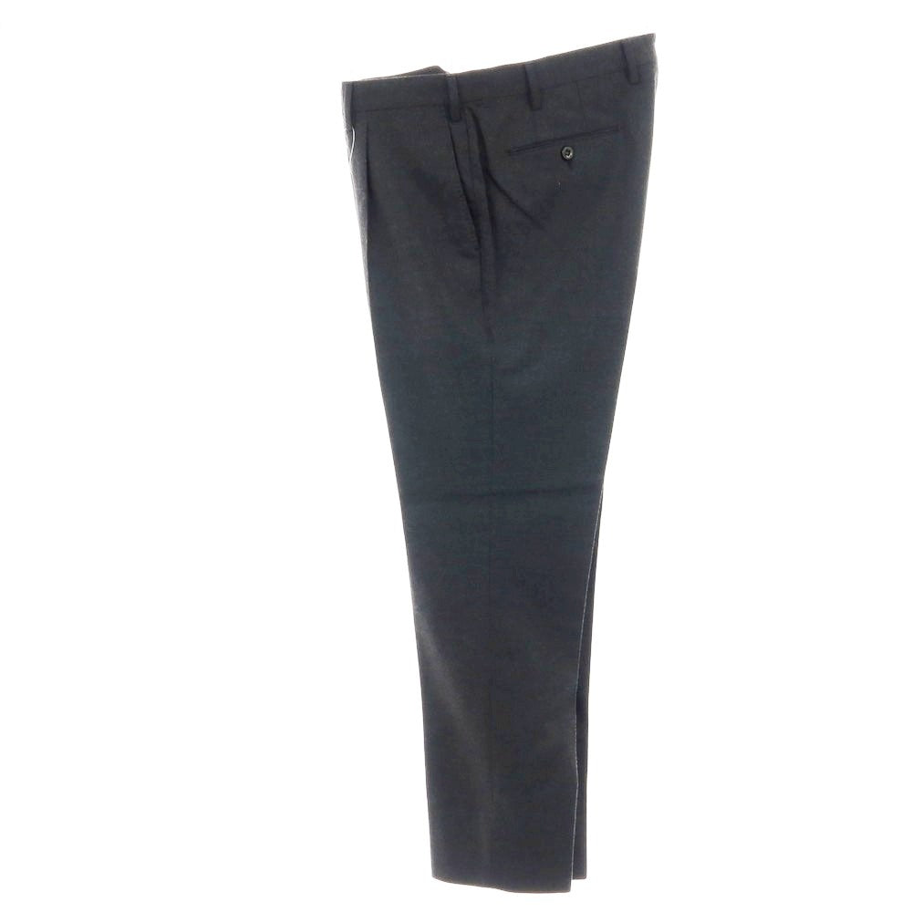 【中古】ジェルマーノ GERMANO Travel Edition SUPER 100’S ストレッチ ウールポリエステル ドレススラックスパンツ チャコールグレー【 52 】【 状態ランクB 】【 メンズ 】