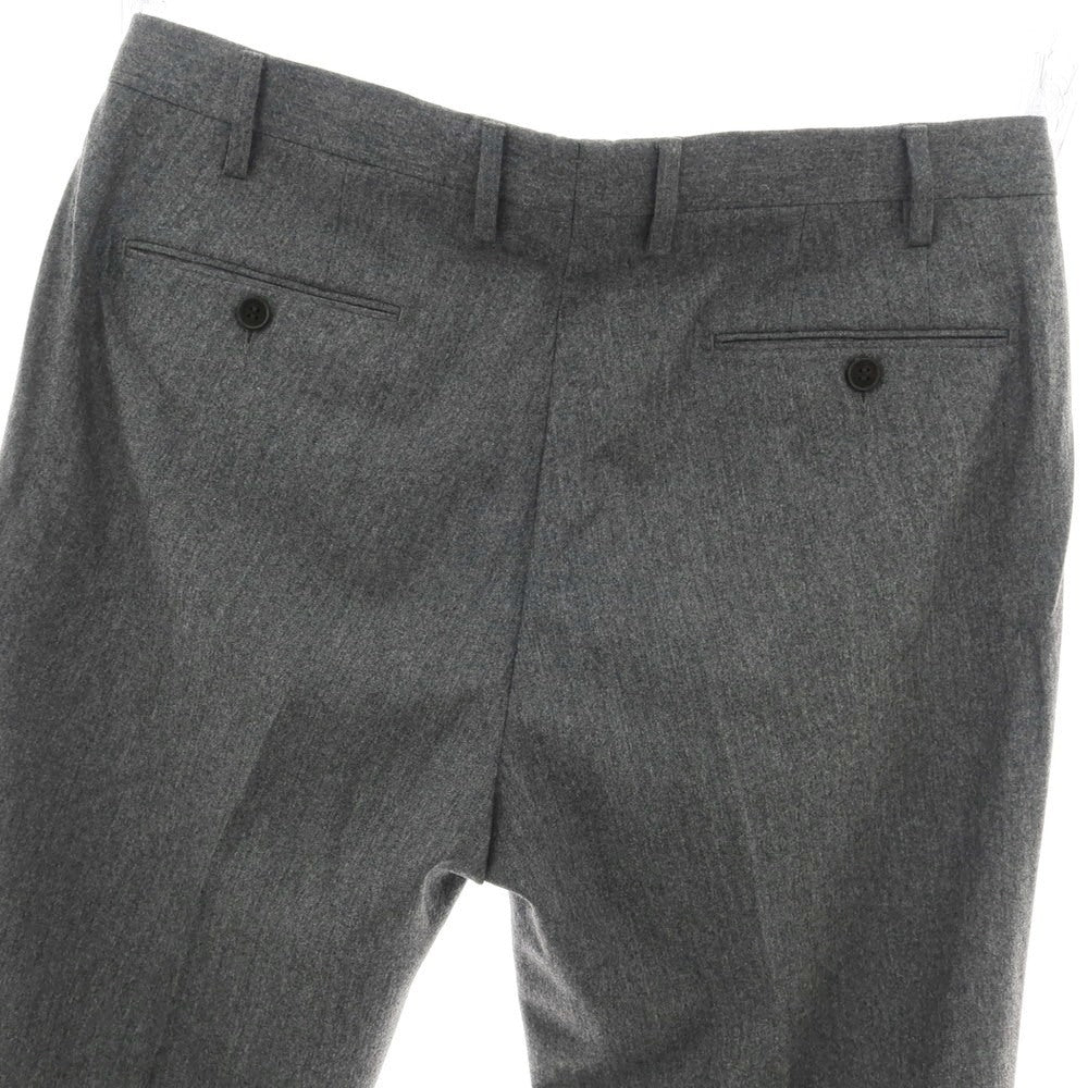 【中古】ジェルマーノ GERMANO SUPER 100’S ウール ドレススラックスパンツ グレー【 52 】【 状態ランクB 】【 メンズ 】