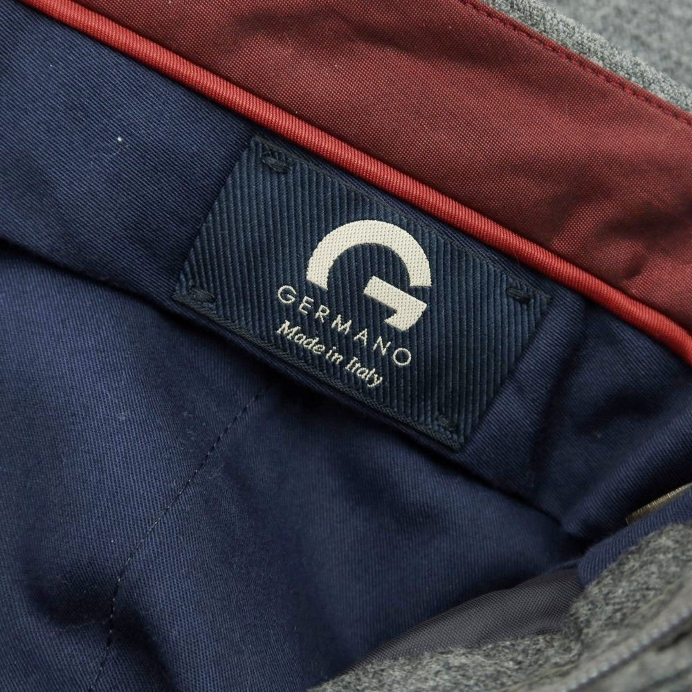【中古】ジェルマーノ GERMANO SUPER 100’S ウール ドレススラックスパンツ グレー【 52 】【 状態ランクB 】【 メンズ 】